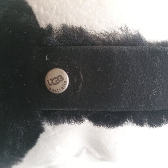 EUC UGG'S Sequin0 Earmuffs One Size Black - Picture 4 of 4